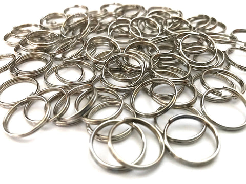 200 pcs 16mm Silver Tone Double Loops Split Open Jewelry #20 Hardware Jewelry Making Tools Supplies Hardware Findings