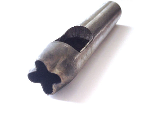 New Large X Cross Steel Leather Hole Punch