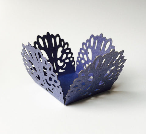 10 pcs Mini (Small) Navy Blue Tree Truffle/Baklava Wrappers
