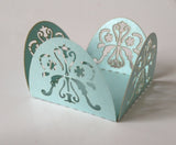10 pcs Mini (Small) Light Blue Flower Truffle/Baklava Wrappers