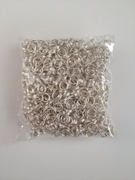 New! 1000 pcs Silver Plated Split Open Double Loop Jump Rings 5mm Jewelry 37D Earring Findings Necklace Supplies Tools Craft Hardware