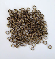 1000 pcs Antique Bronze Double Loop Open Jump Rings 5mm Jewelry Item #90 Open Jump Rings Jewelry Making Supplies Tools