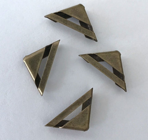 50 pcs Modern Bronze Scrapbooking Albums Corner Protectors Card File Menu Metal Book Cardmaking Supplies Tools