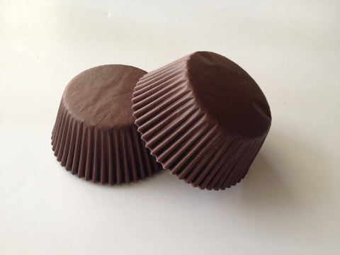 50 pcs Brown Cupcake Liners