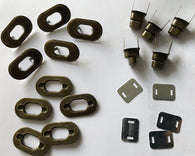 New! 5 sets Metal Turn Clasp Lock DIY Handbag Bag Purse Hardware Twist Bronze Lock Tools Making Supplies Tools Craft Making Hardware X