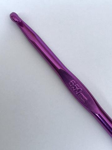 Brand New! 6.5mm Aluminum Crochet Hook Needle Weave Knitting Crochet Needlework Needles Tools Supplies K