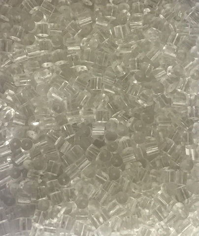 1000 pc Rubber Earring Backs Silicone Stoppers #95e