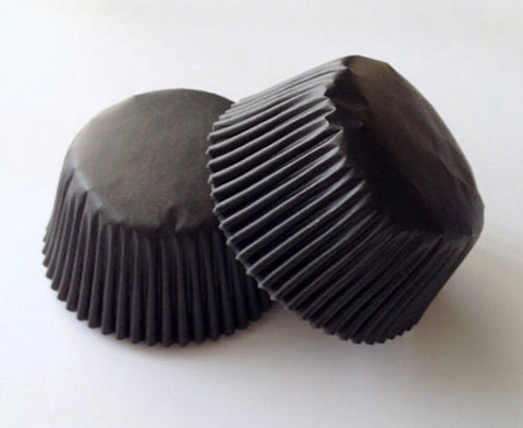 50 pcs Black Cupcake Liners