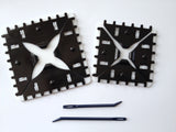 2 pcs Knitting Loom Kit Socks Wristlet Knit Weave Knitting Board Hook wool loom yarn shawl crochet