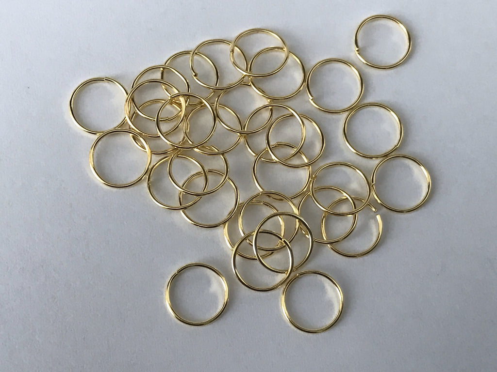 500 pcs Gold Plated Open Jump Rings 9mm Jewelry Ring Tools Earring 92c –  Sweet Crafty Tools