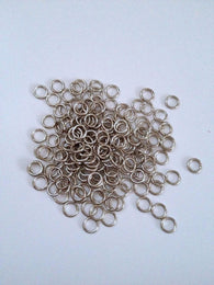 New 500 pcs Silver Tone Open Jump Rings 6mm Jewelry Item #31 Making Earring Findings Supplies Tools Craft Making Hardware
