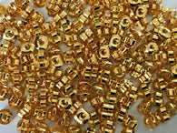 1000 pcs Gold Plated  Earring Backing Butterfly Studs #9x
