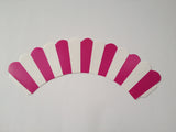 12 pcs Pretty Stripe Pink Cupcake Wrappers