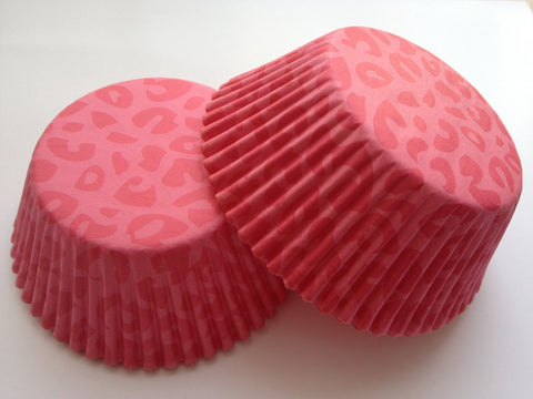 50 count Leopard Spots cupcake Liners