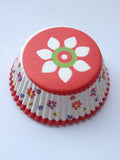 50 count Cute and Pretty Flower Floral Liners