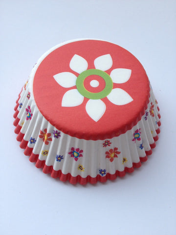 50 count Cute and Pretty Flower Floral Liners