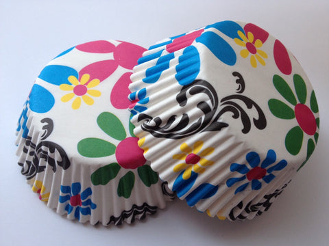 50 count Flower Cute Floral Liners