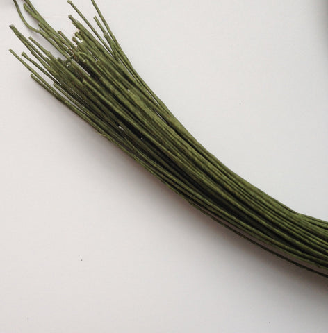 45 pcs Stem Wire 22 Gauge Green Floral Wire