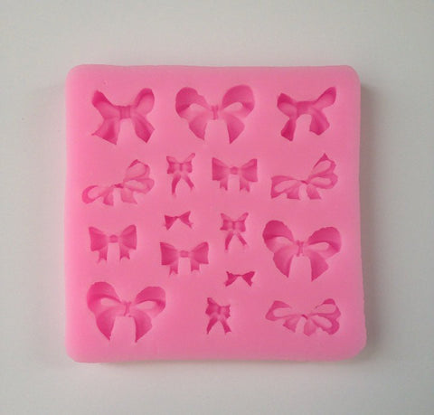 Ribbons Ribbon Bows Bow Silicone Mold Fondant Mat Cake Decorating Cupcake Baking Tools Supplies Cookies Wedding