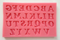 New Uppercase Letter Alphabets Silicone Mold -Unbranded