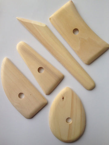 5 pcs Pottery Clay Sculpting Tools Supplies Tools Carving