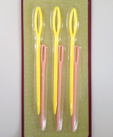 6 pcs Tapestry Needle Knitting Crochet Weaving Plastic Yarn Needles Tools Notion Knitting Accessories Supplies Sewing
