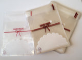 100 pcs cookie bags food bags candy bags food crafts wedding favour bags cake bags