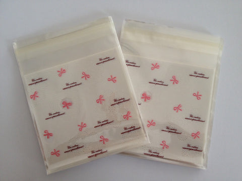 100 pcs cookie bags food bags candy bags food crafts wedding favour bags cake bags ribbon lace