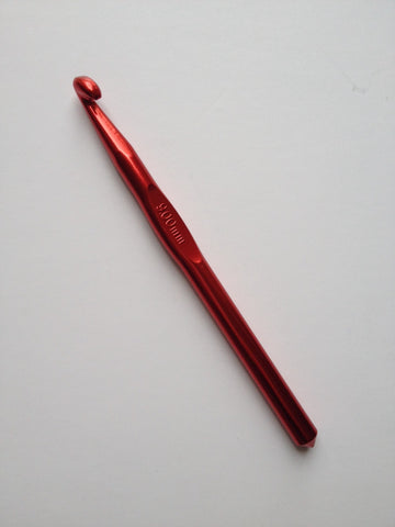 Brand New! 9mm Aluminum Crochet Hook Needle Weave Knitting Crochet Needlework Needles Tools Supplies