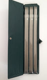 New! 14" Knitting Needles Set Straight Double Pointed Case Set Aluminum Needle Set of 11 needles us 000 to us 8