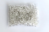 500 pcs Silver Plated Closed Jump Rings 6mm Jewelry Ring Making Findings Craft T