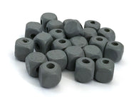 500 pcs Grey Square Wood Beads 10mm Bead Jewelry Making Wooden Tool square Craft bead