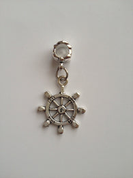 New 1 pc Ship Wheel Charms Charm Bracelet 1P Pendent Bracelet Jewelry Ocean Ship Anchor
