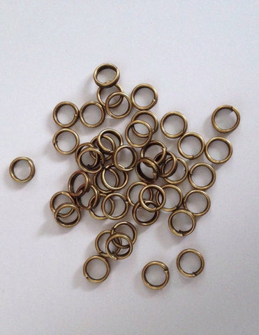New! 1000 pcs Bronze Tone Double Loop Open Jump Rings Jewelry Ring 5mm #43 split Making Tools Supplies Hardware Findings