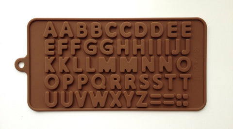 New! Letter Alphabets Cake Chocolate Silicone Mold -Unbranded