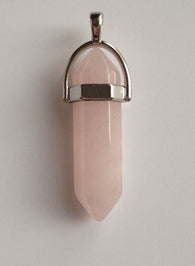 New Natural Rose Quartz Crystal Gemstone Pendant Chain Jewelry Necklace 2RQ Findings Necklace Stone Tools Bracelet Chain Brown Tiger Eye