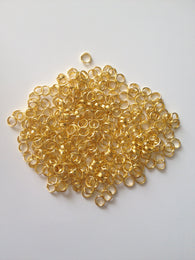 New! 1000 pcs Gold Plated Split Open Double Loop Jump Rings 5mm Jewelry 54G Earring Findings Necklace Supplies Tools Craft Hardware