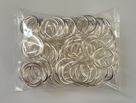 New! 100 pcs Silver Plated Open Jump Rings 12mm Jewelry #72S Jewelry Making Tools Supplies Hardware Findings