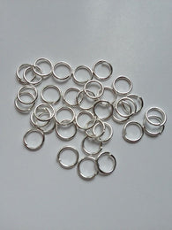 New! 1000 pcs 5mm Silver Plated Open Jump Rings Jewelry #75T Findings Ring ToolsJewelry Making Tools Supplies Hardware Findings