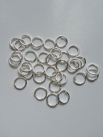 New! 1000 pcs 5mm Silver Plated Open Jump Rings Jewelry #75T Findings Ring ToolsJewelry Making Tools Supplies Hardware Findings