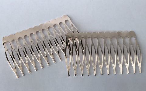 New! 10 pcs Rose Gold Hair Comb Accessories Clips Combs Barrettes Alligator 11F