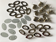 New! 10 sets Metal Turn Clasp Lock DIY Handbag Bag Purse Hardware Twist Silver Lock Tools Making Supplies Tools Craft Making Hardware X