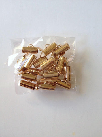 New 20 pcs Rose Gold Beading Slide End Tube Bead Jewelry Making Tools Clasp Jewelry Findings Bead Making 77B Bracelet