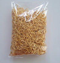 1000 pcs Gold Plated Oval Open Jump Rings 8mm #40