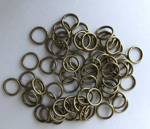300 pcs Antique Bronze Open Jump Rings 10mm Jewelry 42 B Open Jump Rings Jewelry Making Supplies Tools