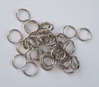 1000 pcs Silver Tone Split Open Double Loop Jump Rings 7mm Jewelry #26 Hardware Jewelry Making Tools Supplies Hardware Findings
