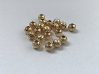 20 pcs 4mm 14k Gold Spacer Copper Beads 59G