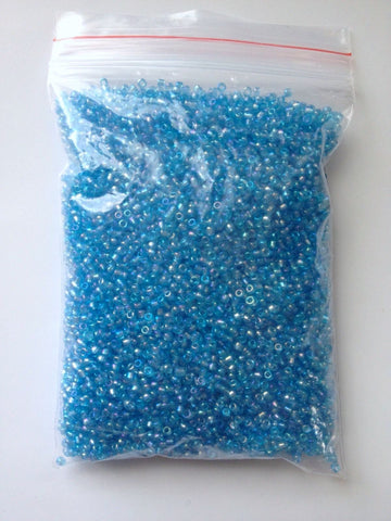 100 grams Seed Beads Round Glass 10/0 --1lB
