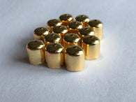 New! 100 PCS Gold plated End Caps Chain End Cap Crimp On Cord Jewelry Tools Making Supplies Tools Craft Making Hardware Bracelet