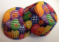 Multi Colored Cupcake Liners 50 count Balloon